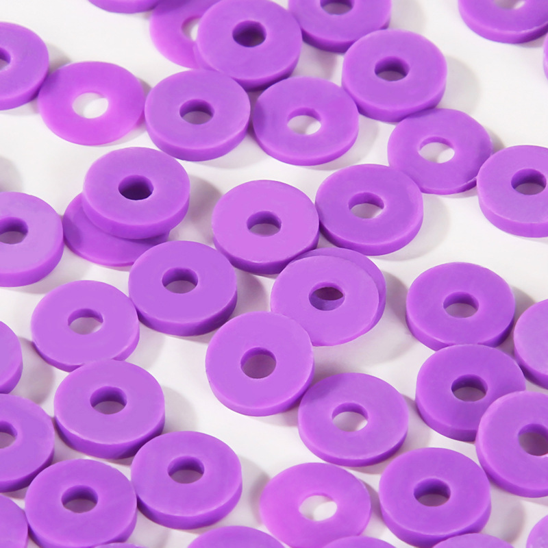 Picture of Jewelry Accessories Color Soft Ceramic Beaded Handmade diy Handmade Material Bracelet Necklace Bracelet Bead Spacer