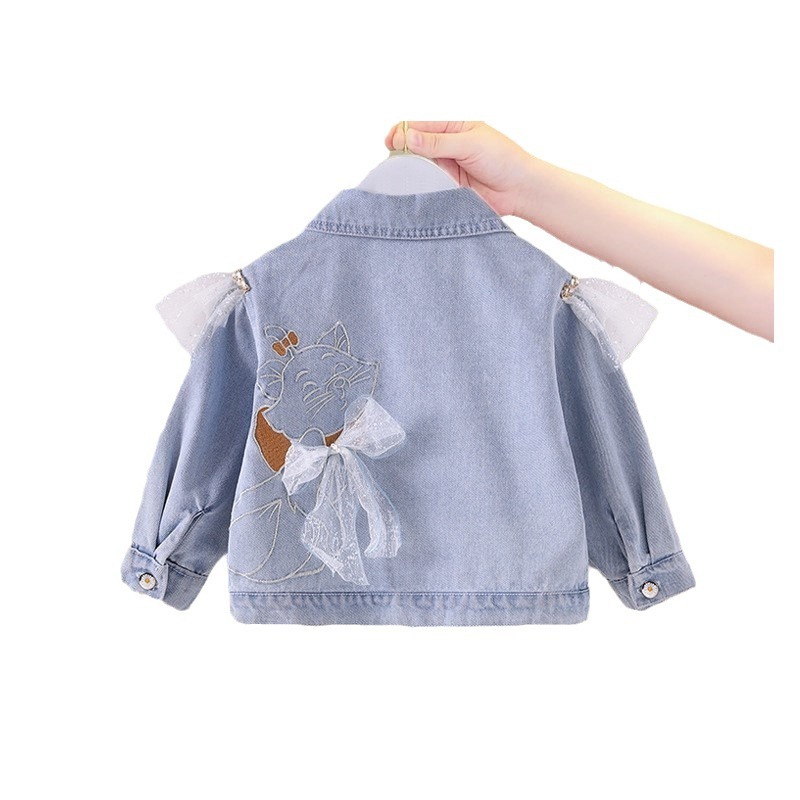 Picture of 2025 New Fashionable Toddler Spring Clothing for Girls, Children's Clothing, Girls' Denim Jacket, Spring and Autumn Style