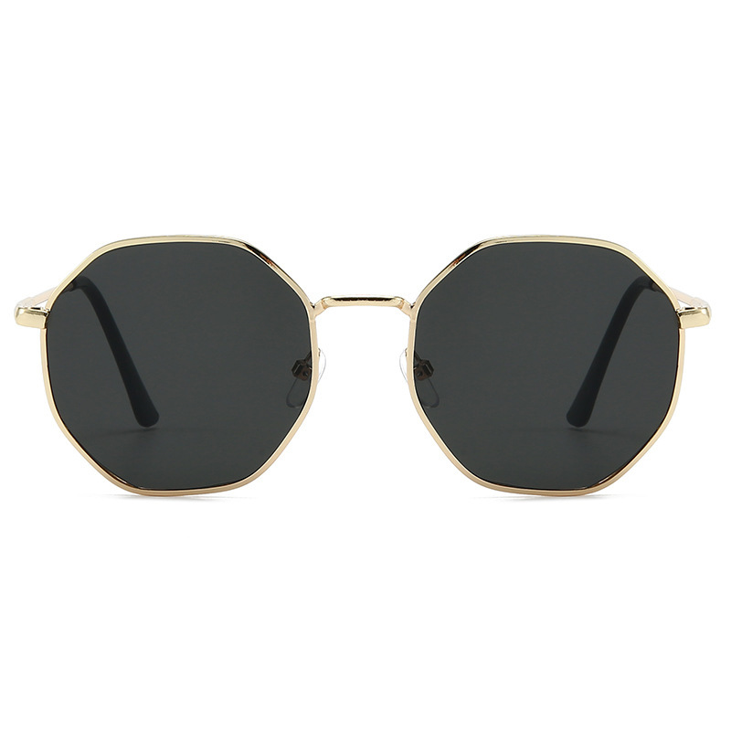 Picture of Cross-Border New Fashion Retro Full-Frame Metal Trendy Sunglasses for Men and Women Traveling Street Photography Sunglasses Wholesale