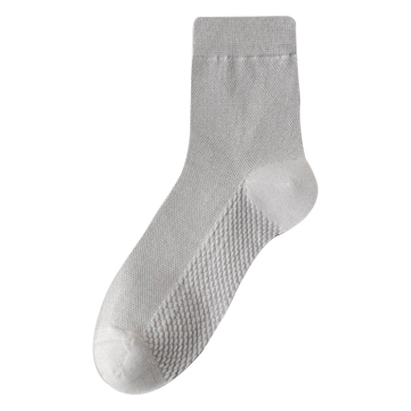 Zhuji socks men's mid-tube socks summer ultra-thin deodorant summer business spring and summer mesh stockings breathable sweat absorption