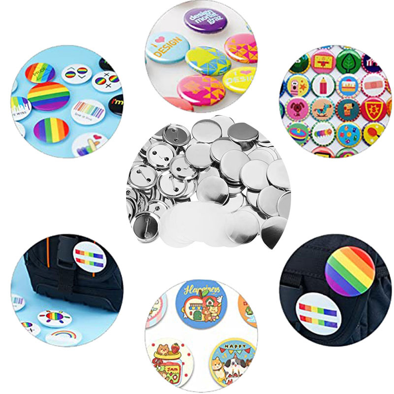 Picture of Tinplate Badge Material, Iron Bottom Badge DIY Consumables, Blank Material Factory Direct Supply