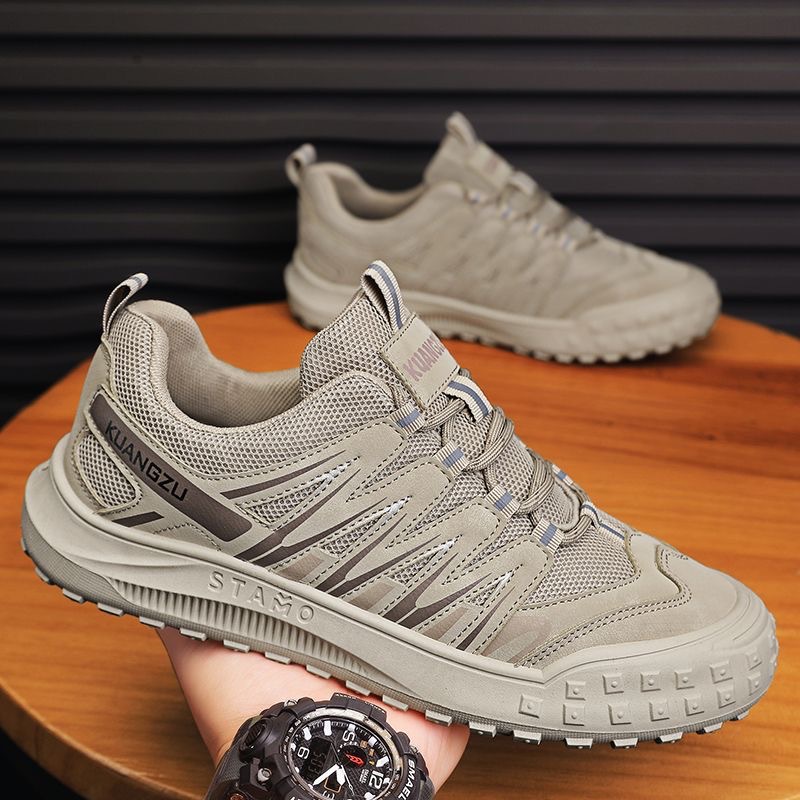 Summer Men's Shoes New Breathable Baotou Labor Protection Shoes Men's Trendy All-match Non-slip Wear-resistant Sports Casual Work Shoes