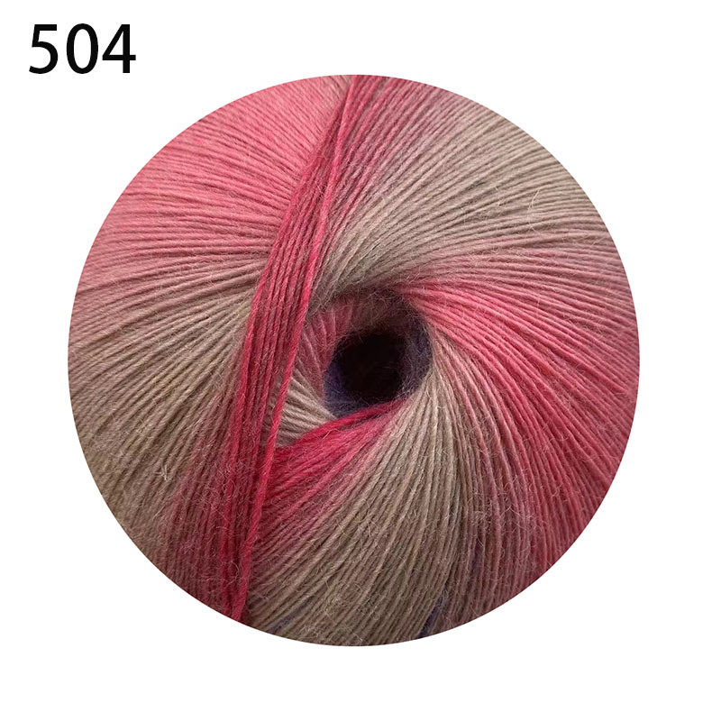 Picture of 1000 m Magic Ball Rainbow Wool Wool Wool Hand-Woven Crochet Shawl Hat Scarf Coat Coarse Baby Wool Ball