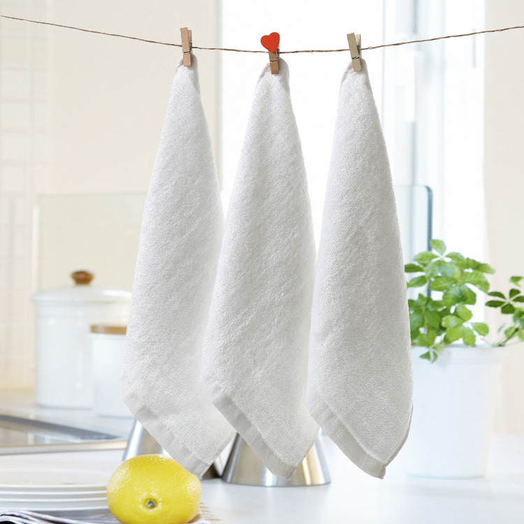Picture of Bamboo Fiber Small Square Towel Kindergarten Small Towel Absorbent Children's Handkerchief Baby Towel Saliva Towel Wholesale Factory