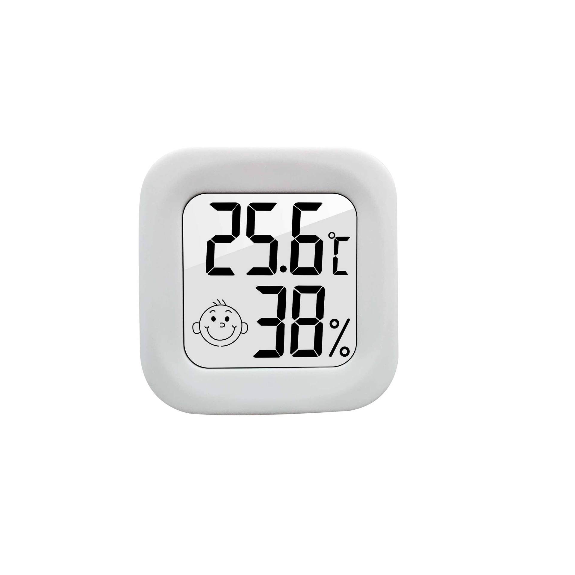 1105 mini upgraded smiley face temperature and humidity meter can switch function in Fahrenheit degrees Celsius