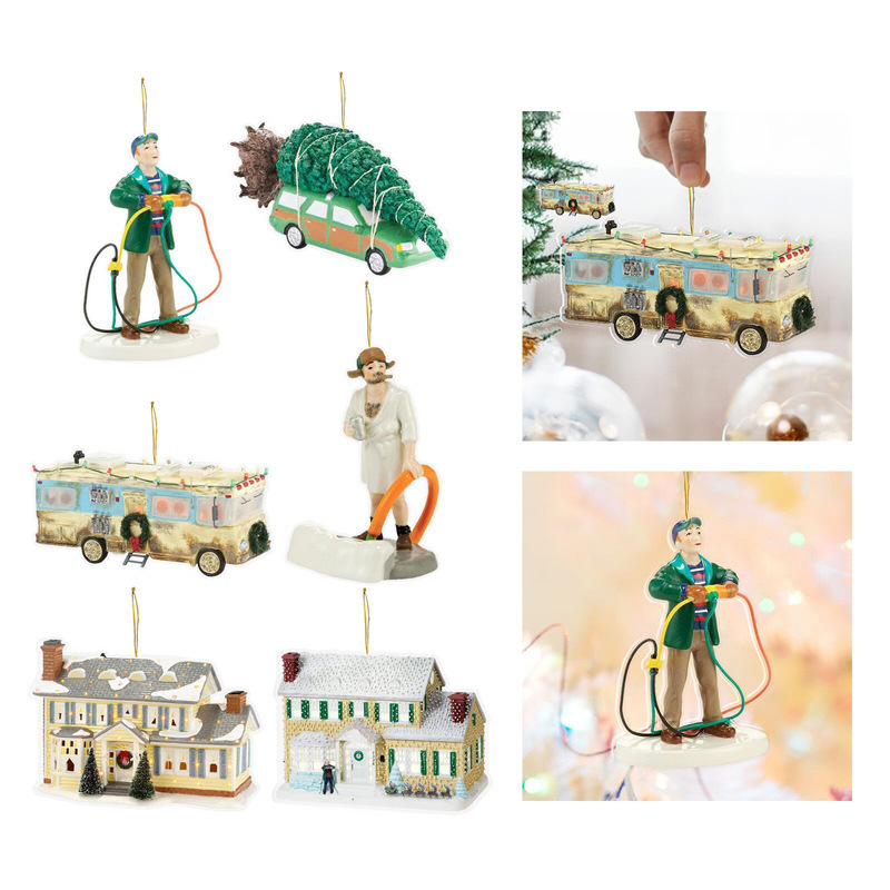 Cross Border Christmas Tree Decoration Pendant Acrylic Christmas Gift Indoor Christmas Tree Hanging Ornaments Small Doll