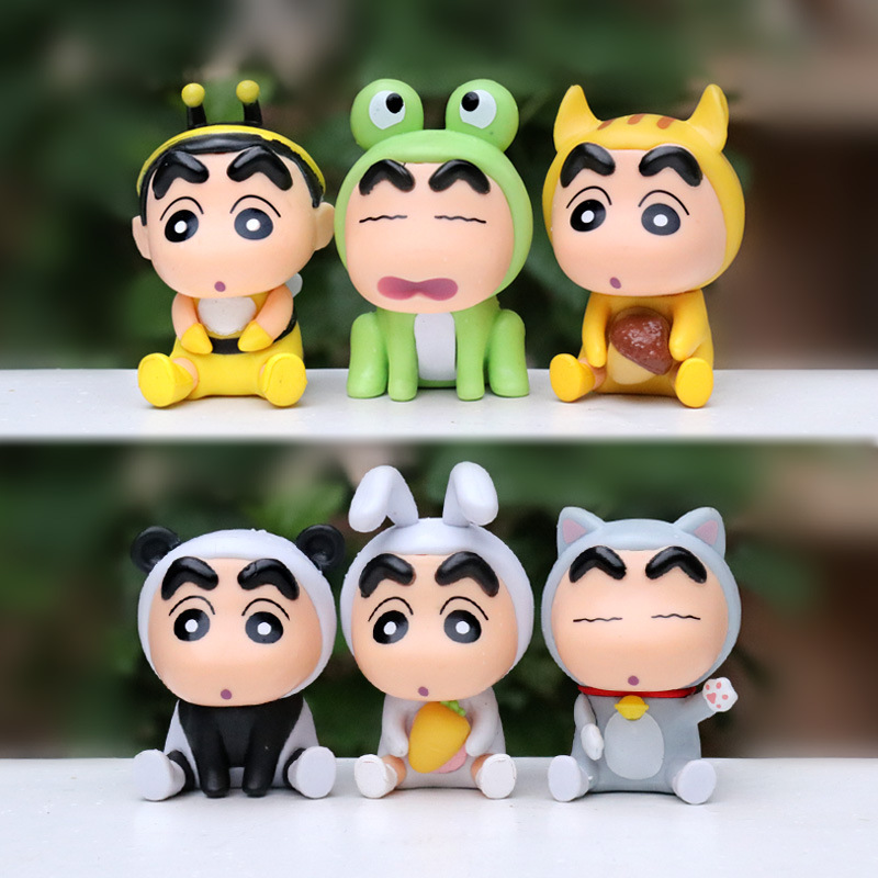 Japanese cartoon hand to play doll cute cute panda frog cat doll desktop cake decoration decoration