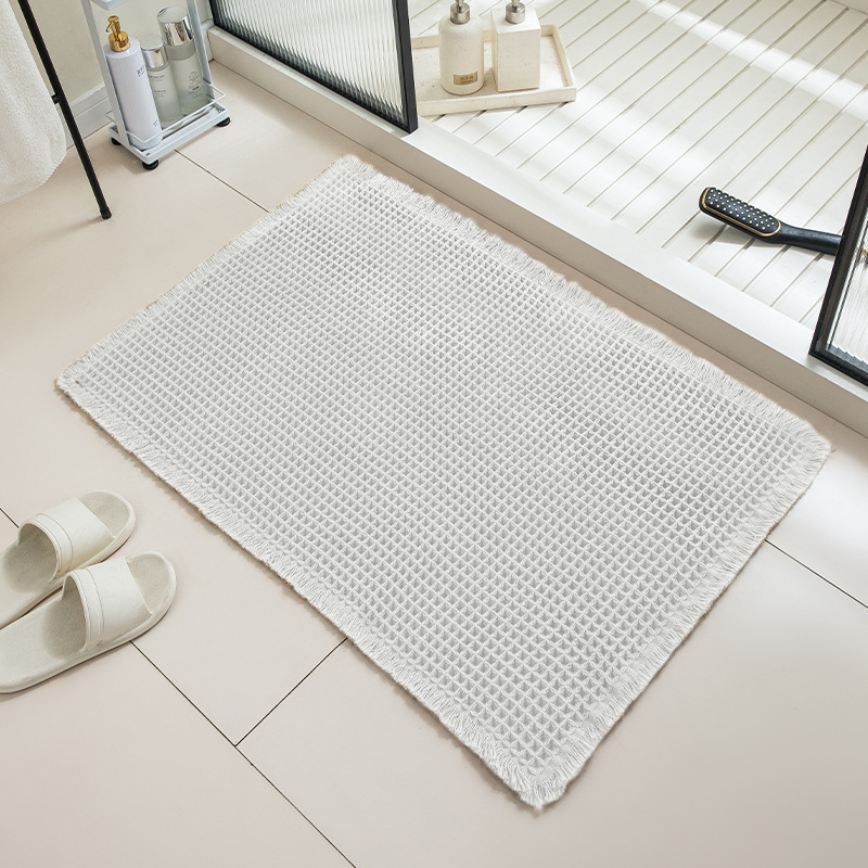 Picture of Bathroom Floor Mats, Bathroom Door Non-Slip Mats, Bedroom Entry Door Mats, Household Absorbent Mats, Toilet Carpets
