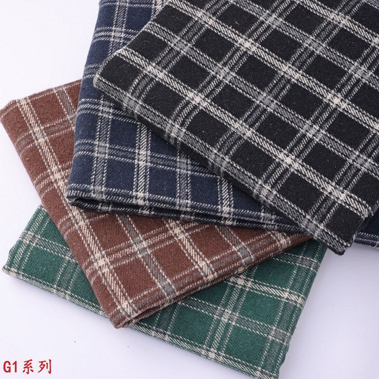 Twill Thickened Plaid Fleece Rainbow Gradient Yarn-dyed Artistic Plaid Internet Celebrated Card Arrangement Photography Background Cloth