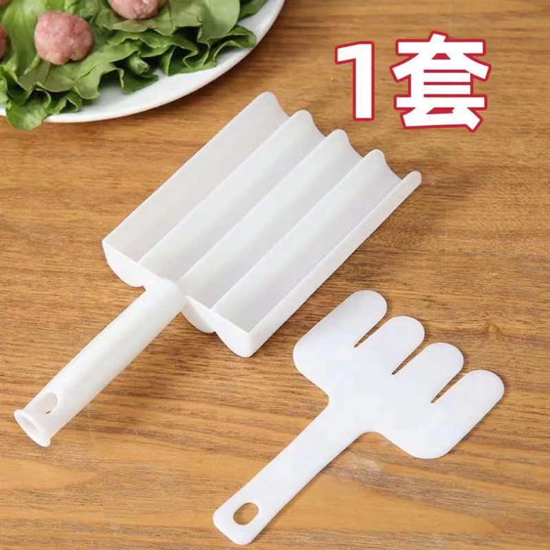 Picture of Meatballs maker four-piece meatballs making artifact kitchen squeezing fish balls pressing meatballs tool fried balls shrimp smooth wholesale