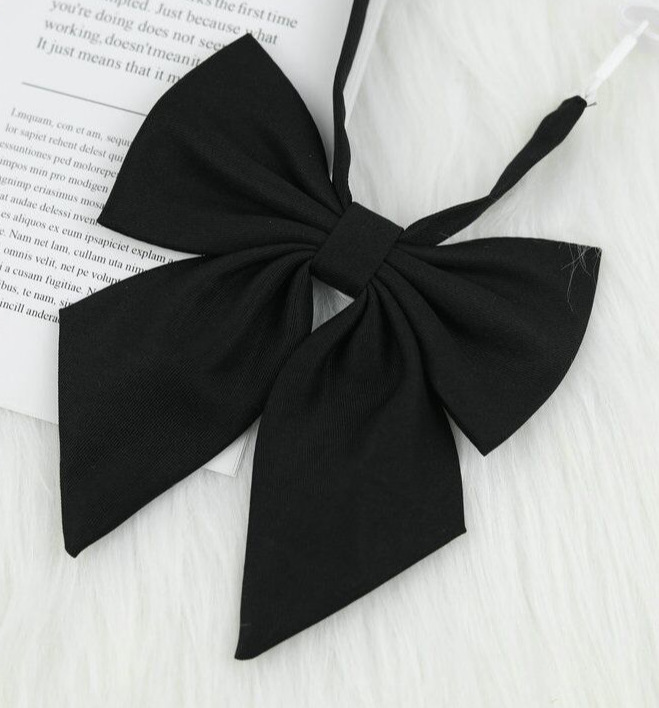 Picture of JK Uniform College Style Solid Color Female Student Bow Tie School Uniform Japanese Style Seikan Suit Bow Red Roots