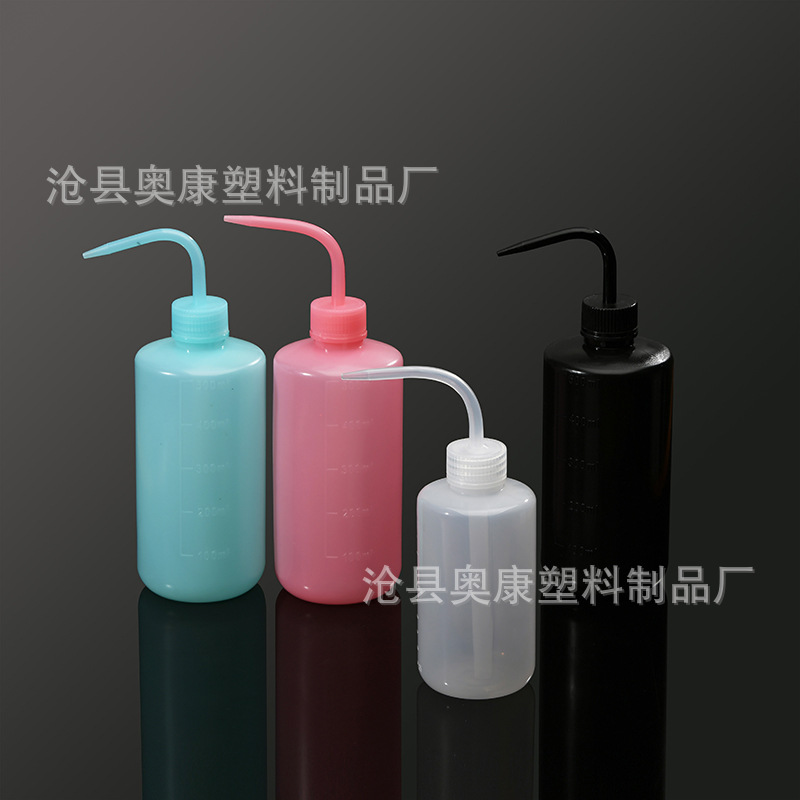 Picture of 500ml Plastic Bottle, Succulent Curved Mouth Watering Water Kettle, Flower Watering Water Kettle, Plastic Sub-Bottle, Tattoo Water Kettle