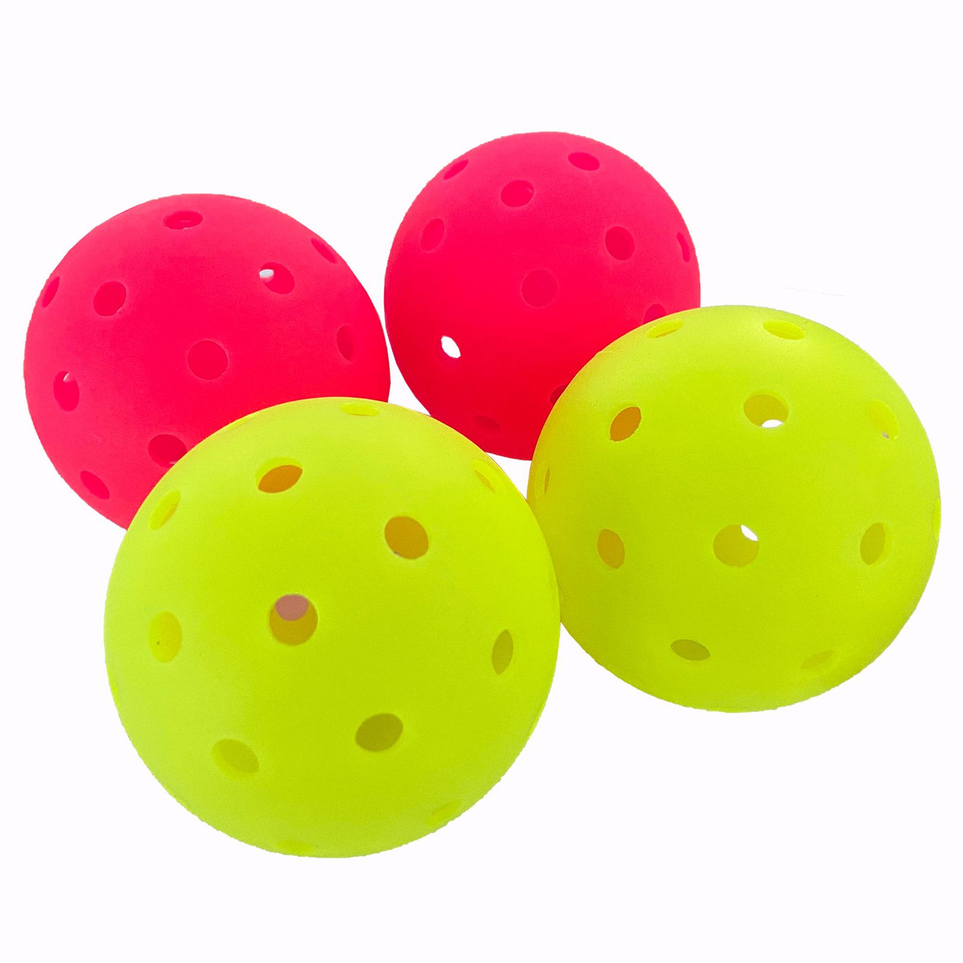 Picture of Wholesale Pickleball 40-Hole Competition Ball 26G74Mm Integrated High Elasticity and Durable Pe Frosted Rolling Plastic Pickleball