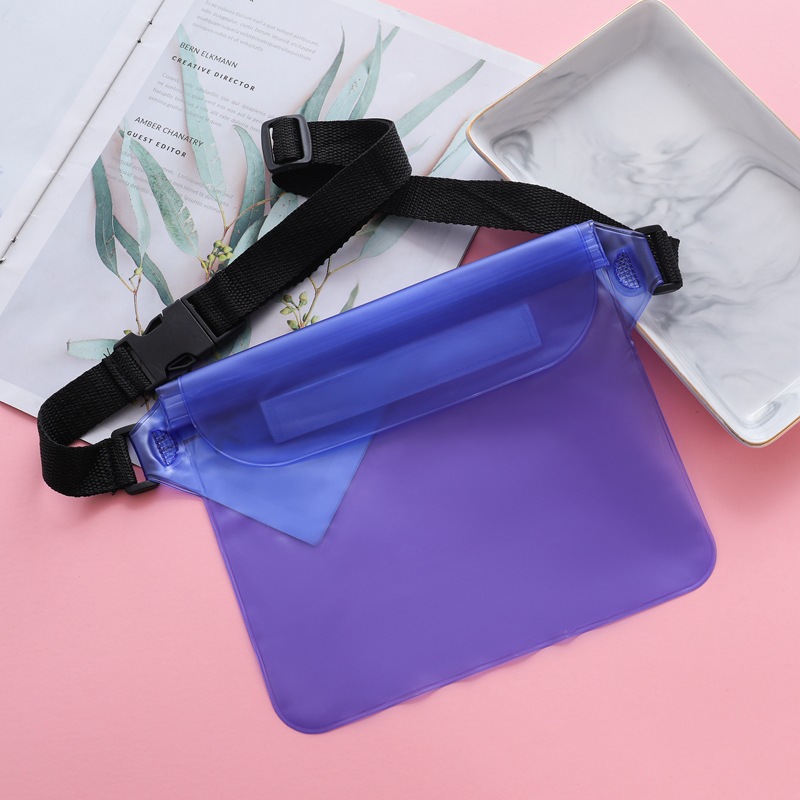 Picture of Swimming Waterproof Bag Large Waterproof Waist Bag Mobile Phone Camera Waterproof Bag Portable Storage Transparent Bag Mobile Phone Waterproof Bag