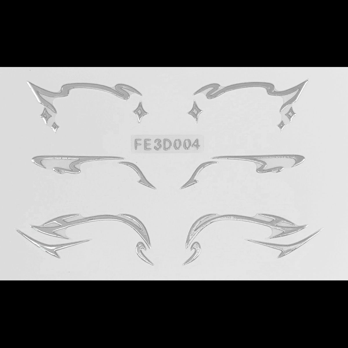 Picture of European and American laser eyeliner stickers 3D relief butterfly eye makeup makeup stickers stage performance tattoo stickers