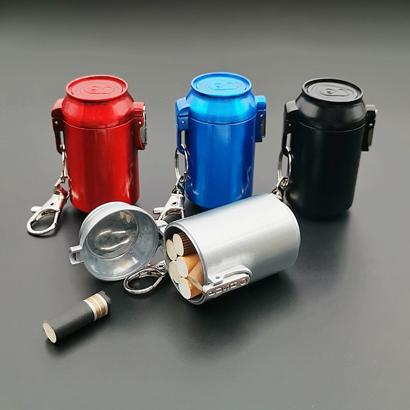 Creative Portable Ashtray with Lid, Large Flap Pocket Pants, Sealed and Leak-Proof, Outdoor Travel Household Smoke Extinguisher Cup