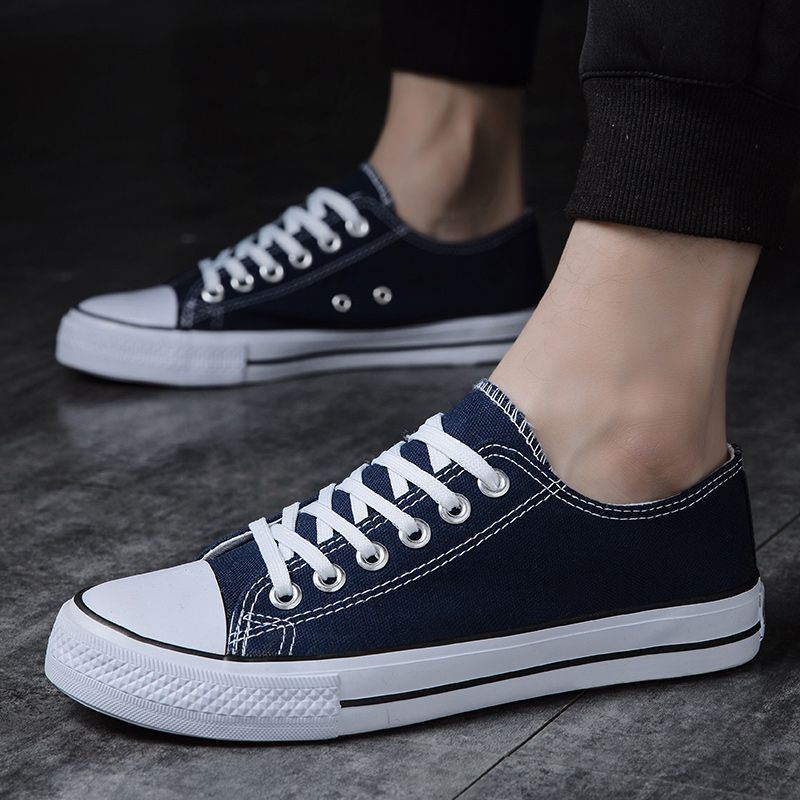 Picture of 2024 Super Popular Ins Classic Korean Style Casual Canvas Shoes for Men Large Size Versatile Low-Top Student Couple White Shoes for Women
