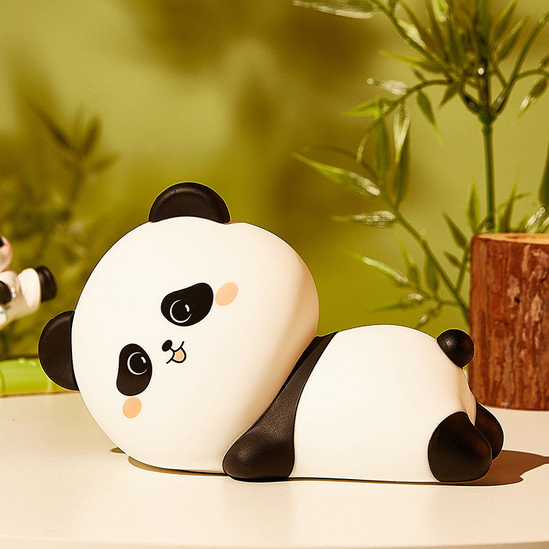 Night light, cute, chubby, rechargeable, timer, dimming, patting, color-changing, colorful, holiday gifts, silicone night light