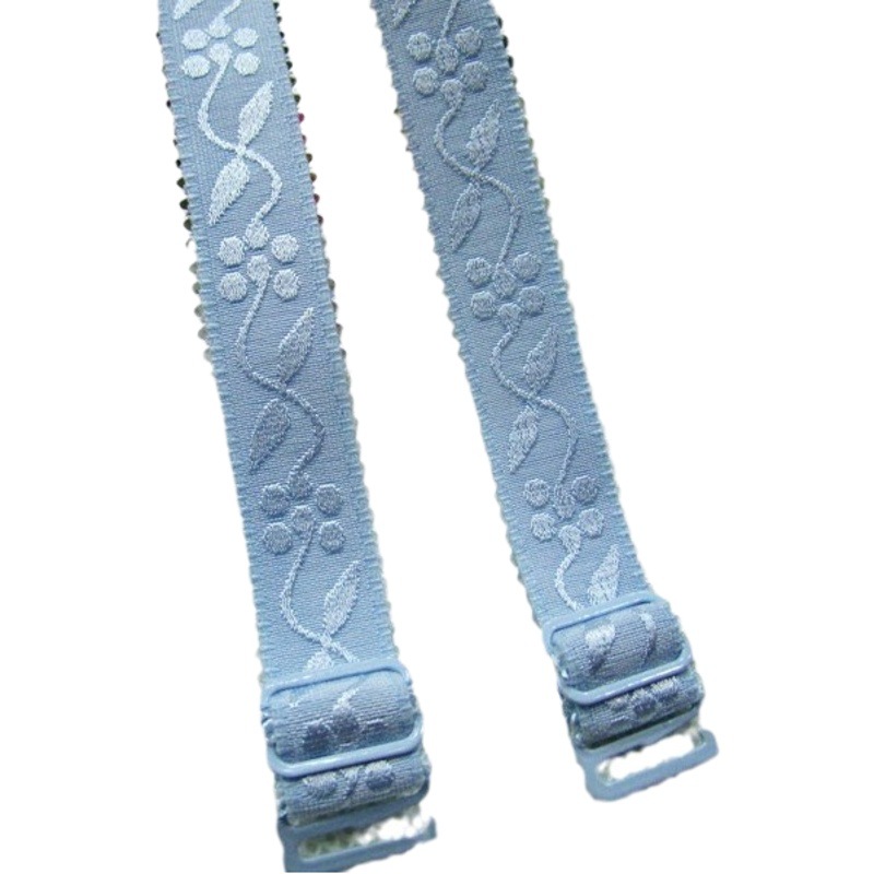 [Factory wholesale] 1.8cm underwear jacquard shoulder strap bra cloth shoulder strap independent packaging