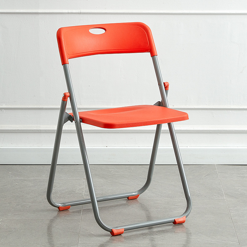 Picture of Plastic folding chair home back chair Internet celebrity photo chair dormitory dining chair conference office chair outdoor folding stool