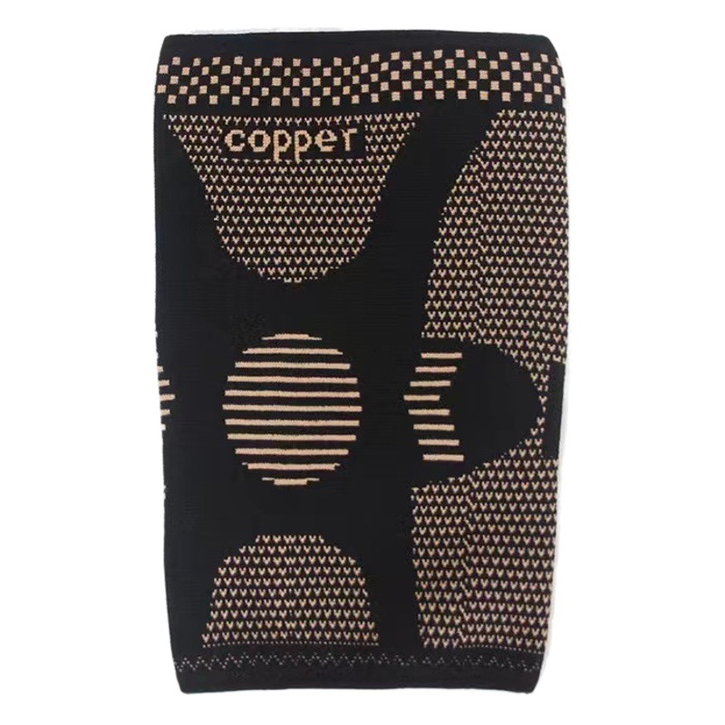 Copper Fiber Sports Kneepad Fitness Basketball Riding Rope Skipping Moisture Absorption, Sweat and Deodorant Joint Nylon Guard Wholesale
