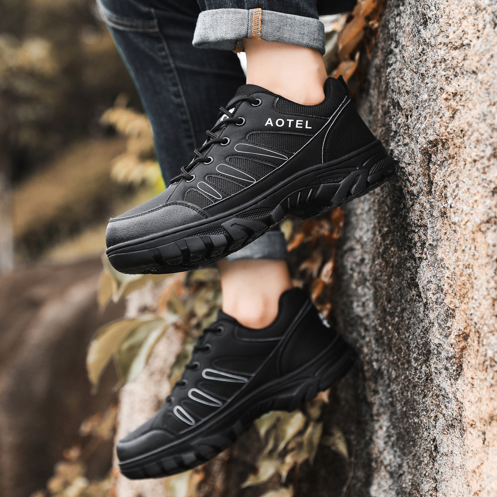 Picture of Mountaineering Shoes Men's Four Seasons Work Wear-resistant Labor Insurance Shoes Fashion Casual Shoes Outdoor Running sneaker plus size Men's Shoes