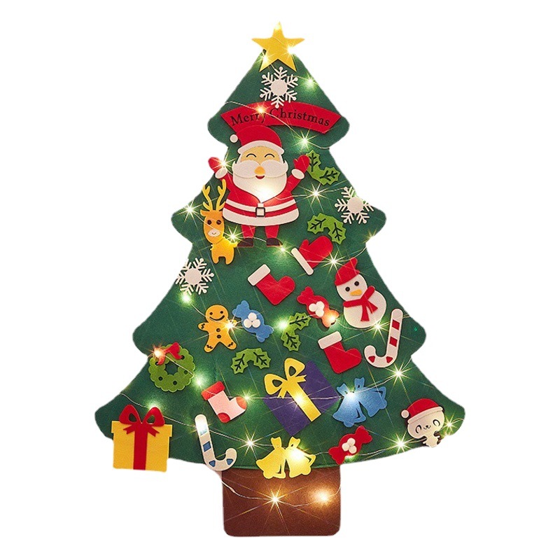 Cross-border supply felt Christmas tree diy children's decorations felt Christmas tree Amazon diy Christmas tree Christmas