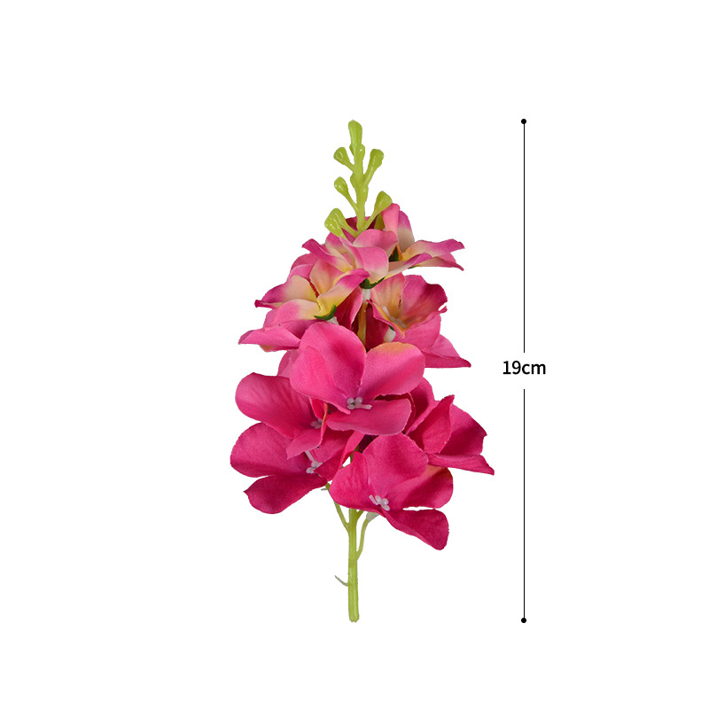 Picture of Simulated Flower Hyacinth Flower String Artificial Flower Restaurant Bar Decoration Shooting Props Scene Layout Violet Flowers