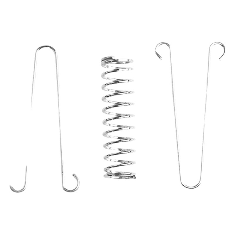 Outdoor tent spring wind rope buckle multi-use camping high-strength stainless steel rope buckle awning fixing buckle spring hook buckle