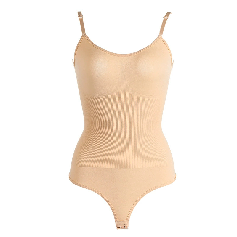 Picture of Seamless one-piece corset women's belly shaping pants open hip lifting shaping sling corset corset jumpsuit Shapewea