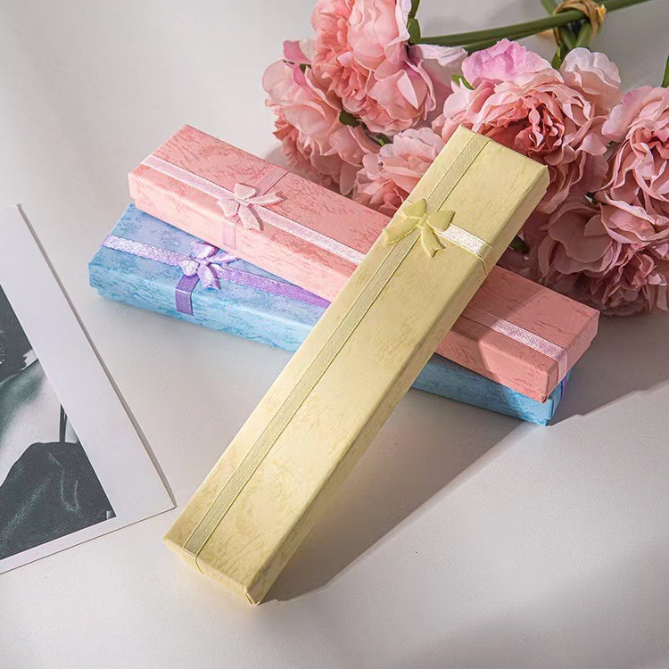 Manufacturer Wholesale Jewelry Box Bracelet Box Long Chain Box Gift Hairpin Pendant Box Necklace Long Box Jewelry Storage Box