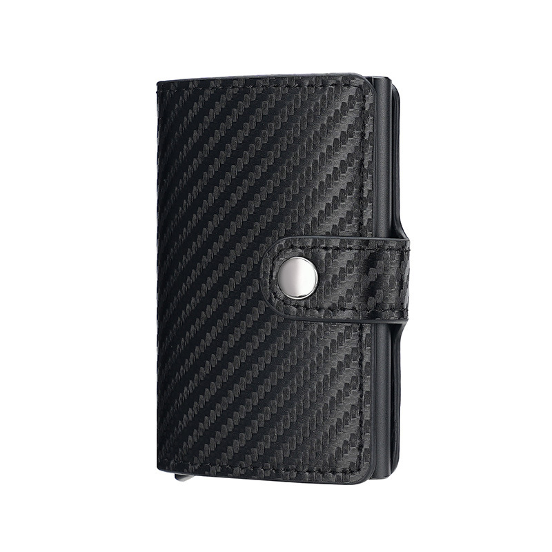 Picture of Manufacturer men and women anti-theft card holder Amazon aluminum box automatic pop-up card holder AliExpress American gold clip New