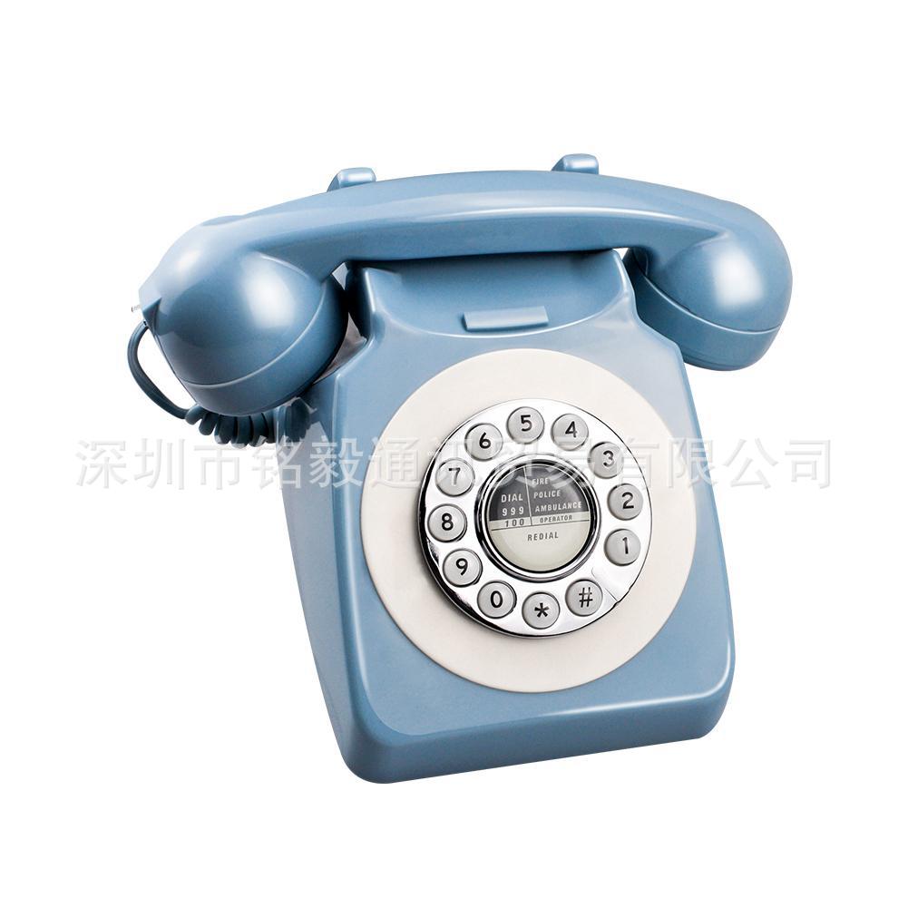 CT-N8019 retro telephone landline Blue