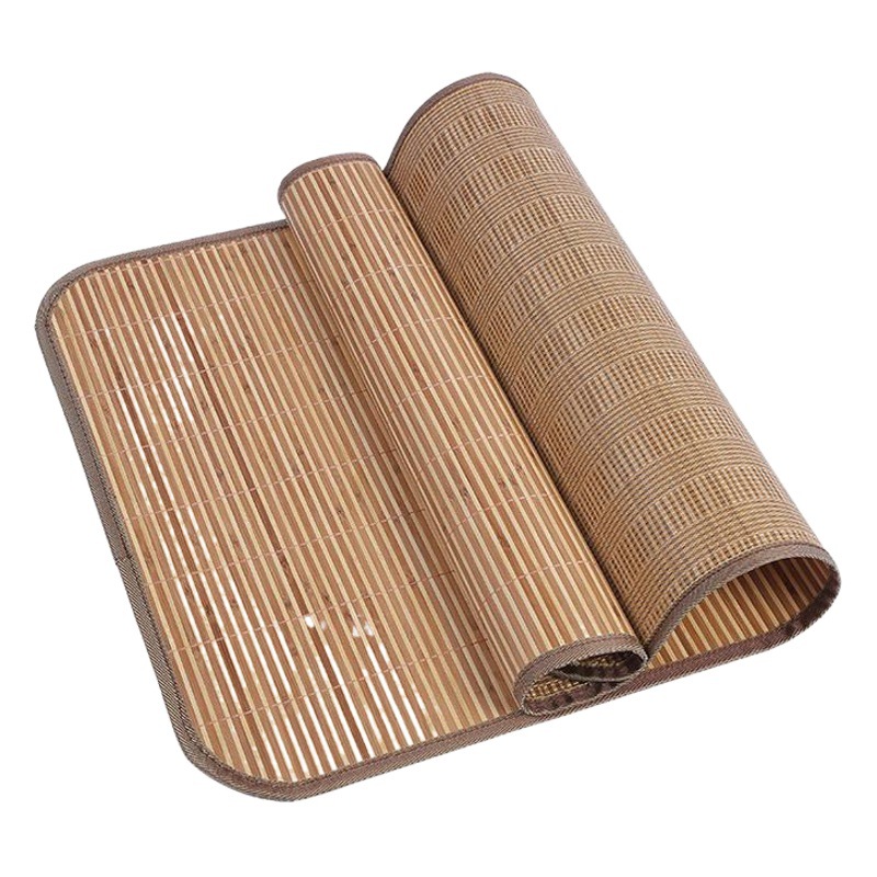 Kindergarten baby sleeping mat baby bed bamboo mat summer children's sleeping mat double-sided linen mat factory wholesale
