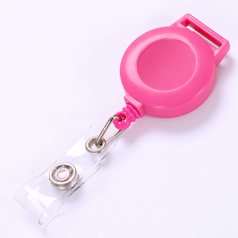 Picture of Autumn Rain 15mm Ribbon Square Ear Plastic Easy Pull Buckle Certificate Lanyard Easy Pull Breast Card Telescopic Buckle Telescopic Buckle