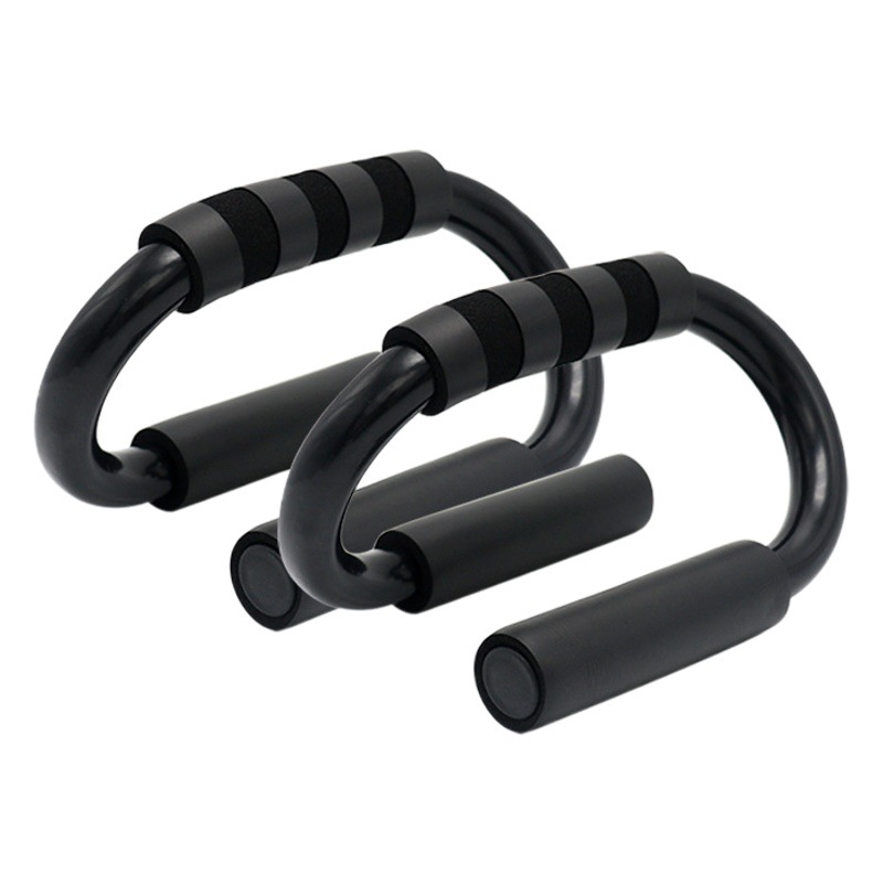 S-shaped steel pipe push-up support exercise chest muscle arm muscle non-slip stable indoor sports multifunctional fitness equipment