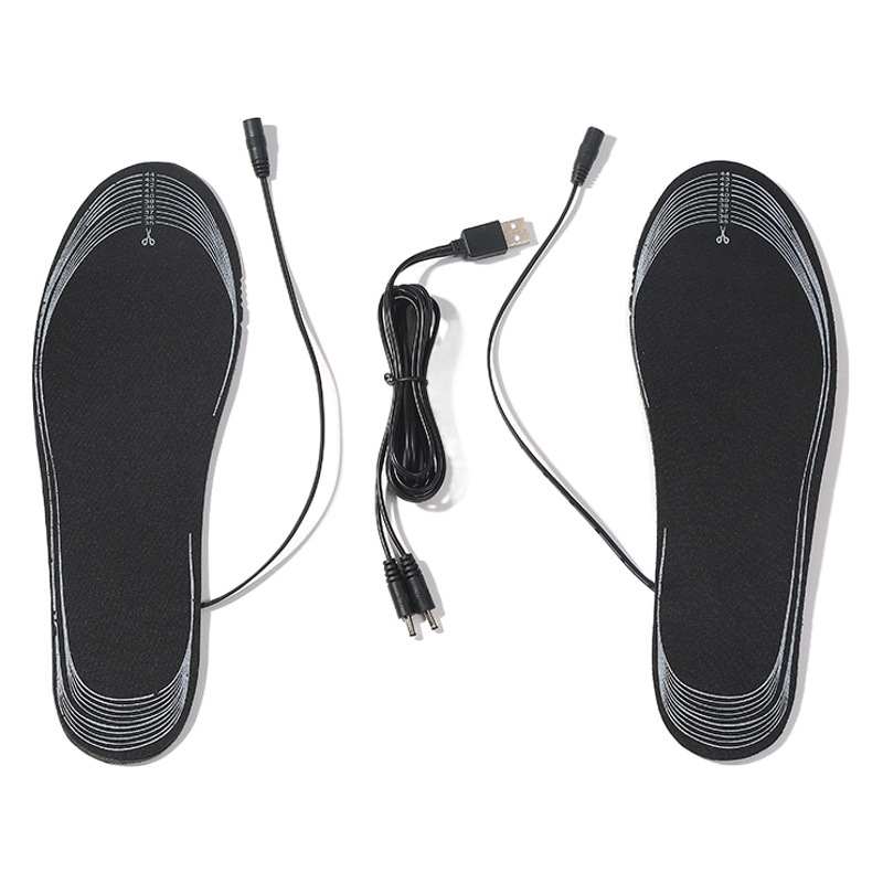 Cross-border supply cutting electric heating insole washable heating insole foot warmer rechargeable heating insole wholesale