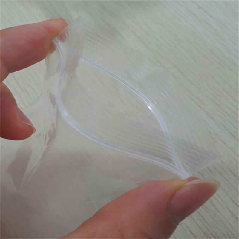 Picture of 1380cm rectangular self-sealing bag pe bone pulling bag plastic sealing mouth plastic bag slender irregular packaging bag