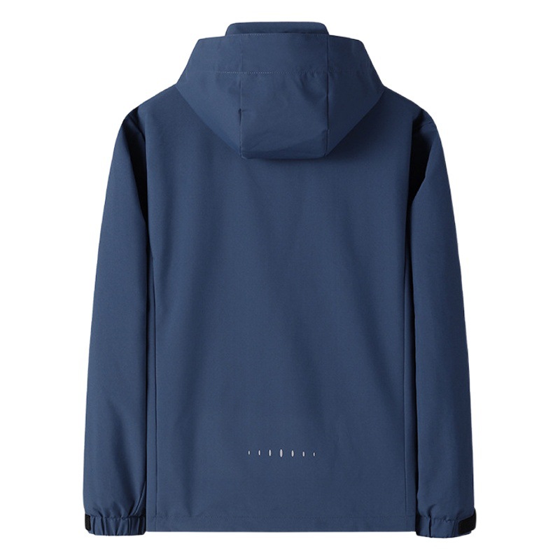 Autumn Outwear for Men and Women, Windproof and Waterproof, Trendy Brand, Single-Layer Outdoor Mountaineering Clothing, Workwear, Sports Windbreaker, Reflective Night Vision