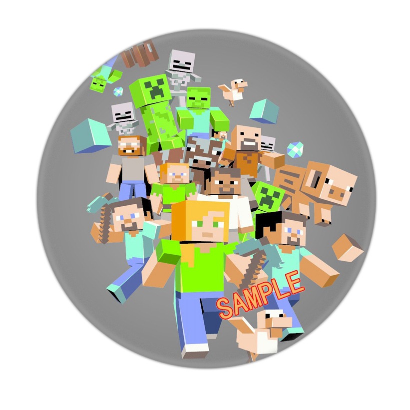 Picture of My world badge foreign trade supply game badge personality diy Cartoon Cartoon Yum 1-38