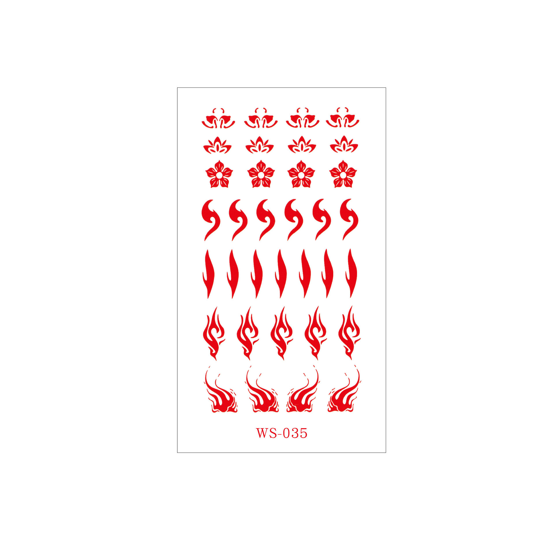Picture of New Nezha Acrylic Face Tattoo Sticker Children's Forehead Print Eyebrow Sticker Waterproof Sweat Painted Face Sticker