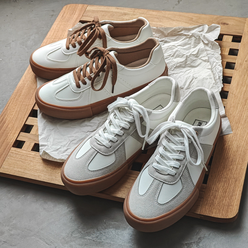 Dou Chuan Spring New Arrival Ultrafine Leather Vintage Couple's Training Shoes Canvas Shoes Men's Trendy Casual Shoes Men's Sneakers Men's Shoes