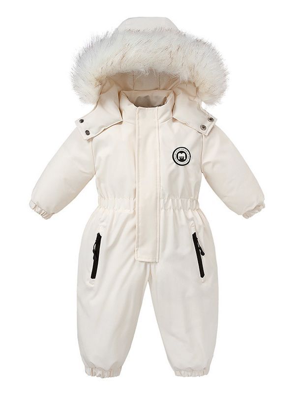 Picture of Cross-border baby jumpsuit baby clothes autumn and winter skiing European and American children's clothes out of cotton-padded jacket thick warm