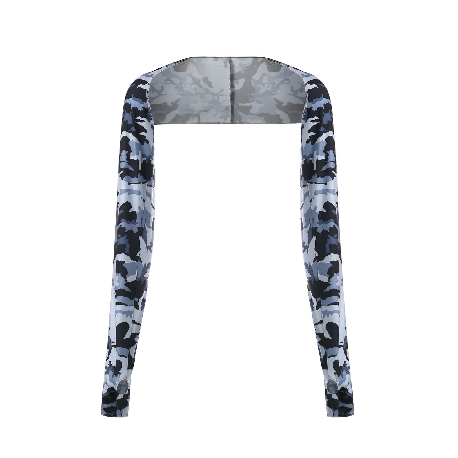 Picture of Outdoor Golf Sports Shawl Summer Thin Driving Neck Sunscreen Integrated Shoulder Sleeves Riding Sunshade Sleeves
