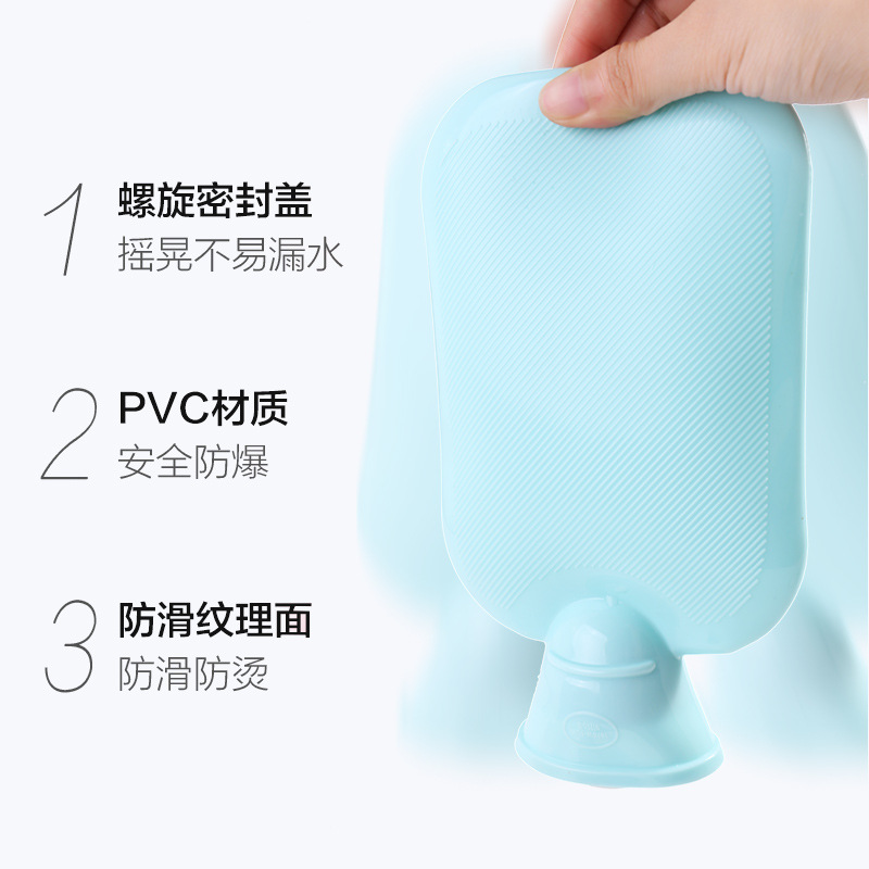 Picture of Cross-border Thickened Fashion Warm Water Bag Creative Explosion-proof Large Hand Warmer Winter Warm Belly Cute Water Filling Hot Water Bag