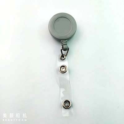 Picture of Easy pull buckle retractable buckle key chain tag hanging rope easy pull ID buckle anti-lost device round badge ID buckle household