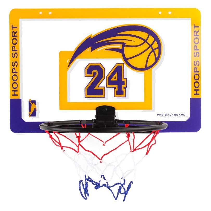 Punch-free hanging wall-type foldable home basketball stand children's outdoor indoor basketball frame toy factory wholesale