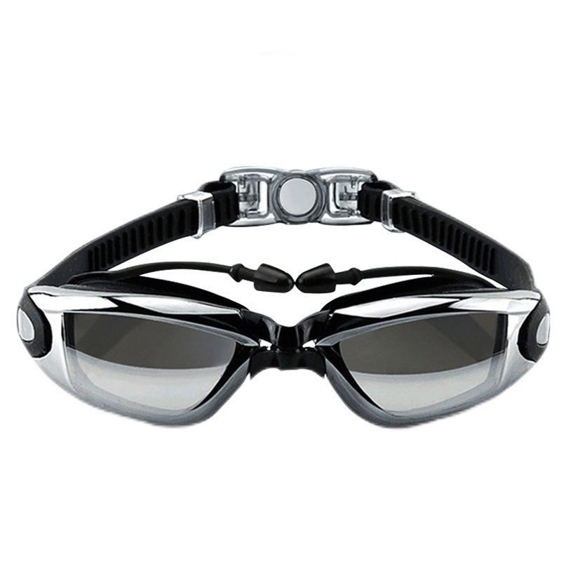 Picture of Silicone Racing Goggles Adult HD Electroplated Swimming Glasses Professional Anti-fog Waterproof Swimming Goggles Cross-border in stock