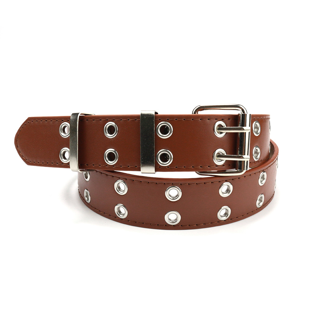 Picture of Cross-border punk belt women's decorative all-match y2k niche design pink chain jeans with eye belt