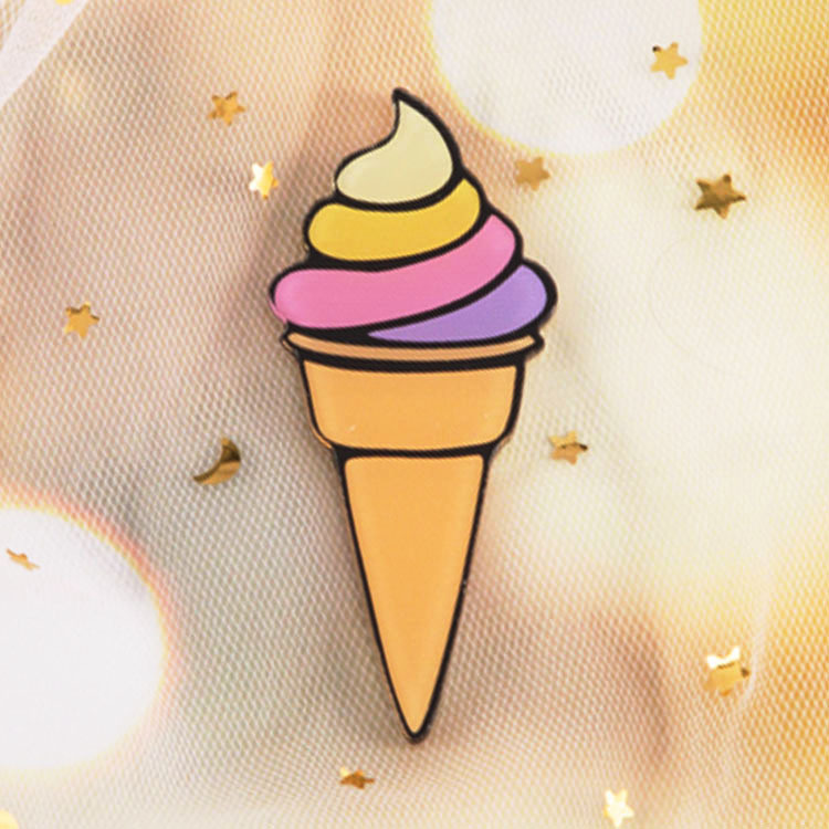 Picture of Japanese and Korean Acrylic Badges Anime Cartoon Cute Brooch Unicorn Rainbow Little Girl Bag Pendant Accessories